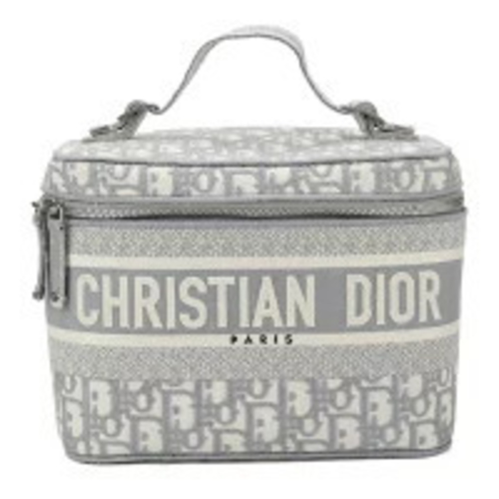 Christian Dior Vanity Bag Travel Gray